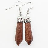 Golden Sandstone Drop Earrings ~ Reiki-charged