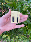 Black Obsidian Earrings ~ Reiki-charged