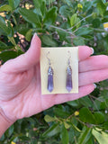 Amethyst Drop Earrings ~ Reiki-Charged