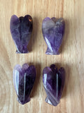 Amethyst Pocket Guardian Angel - (1.75–2 inches) - Reiki-charged