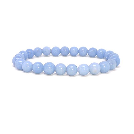 Angelite Crystal Bracelet ~ Reiki-charge