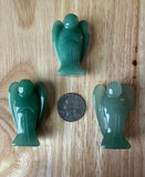 Green Aventurine Pocket Angel (1.75–2 inches) ~ Reiki-charged