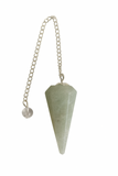 Light-colored Green Aventurine Pendulum 1 & 1/2" Reiki-charged