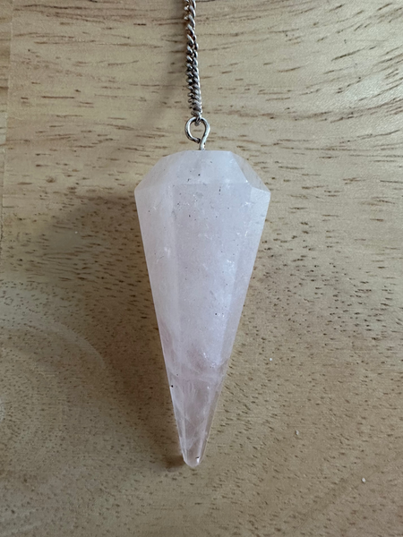Rose Quartz Pendulum ~ Reiki-charged