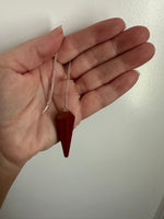 Red Jasper Pendulum ~ Reiki-charged