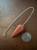 Red Jasper Pendulum ~ Reiki-charged