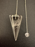 Clear Quartz Pendulum - Approximately 1 & 1/2" ~ Reiki-charged