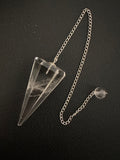 Clear Quartz Pendulum - Approximately 1 & 1/2" ~ Reiki-charged