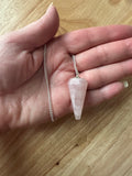 Rose Quartz Pendulum ~ Reiki-charged