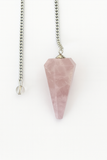 Rose Quartz Pendulum ~ Reiki-charged