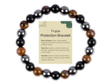Triple Protection Crystal Bracelet ~ Reiki-charged