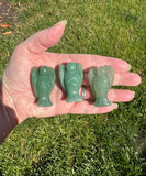 Green Aventurine Pocket Angel (1.75–2 inches) ~ Reiki-charged
