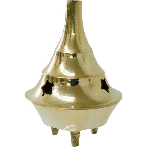 Brass Incense Cone Burner 3" high