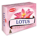 Lotus Incense Cones by HEM ~ Reiki-charged