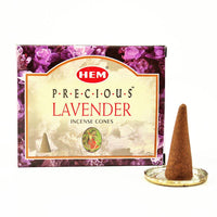 Precious Lavender Incense Cones by HEM ~ Reiki-charged