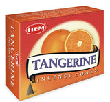 Tangerine Incense Cones by HEM ~ Reiki-charged