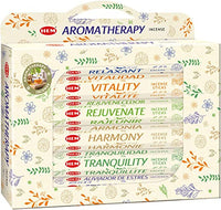 Aromatherapy Incense Gift Set by HEM ~ Pack of 6 (20 Sticks Each)