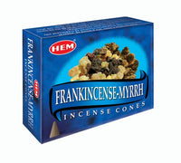 Frankincense & Myrrh Incense Cones by HEM ~ Reiki-charged