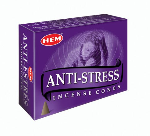 Anti-Stress Cone Incense by HEM ~ Reiki-charged